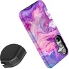 image:imageCasely Galaxy S24 Case  Pura Vida  Coastal Checkers  Essential Slim DualLayer Protective DesignTie Dying Over You  Purple Marble