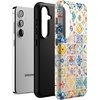 image:imageCasely Galaxy S24 Case  Pura Vida  Coastal Checkers  Essential Slim DualLayer Protective DesignTuscan Tiles  Dolce Vita