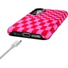 image:imageCasely Galaxy S24 Case  Pura Vida  Coastal Checkers  Essential Slim DualLayer Protective DesignVibe Check  Pink Checkerboard