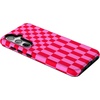 image:imageCasely Galaxy S24 Case  Pura Vida  Coastal Checkers  Essential Slim DualLayer Protective DesignVibe Check  Pink Checkerboard