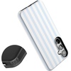 image:imageCasely Galaxy S24 Plus Case  The Boyfriend Collection  Slate Blue  Essential Slim DualLayer Protective DesignBlue Stripes  Sunday Best