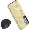 image:imageCasely Galaxy S24 Plus Case  The Boyfriend Collection  Slate Blue  Essential Slim DualLayer Protective DesignBoho Blooms  Golden Floral