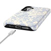 image:imageCasely Galaxy S24 Plus Case  The Boyfriend Collection  Slate Blue  Essential Slim DualLayer Protective DesignCupids Canvas  Periwinkle Floral