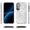 image:imageCasely Galaxy S24 Plus Case  The Boyfriend Collection  Slate Blue  Essential Slim DualLayer Protective DesignCupids Canvas  Periwinkle Floral