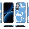 image:imageCasely Galaxy S24 Plus Case  The Boyfriend Collection  Slate Blue  Essential Slim DualLayer Protective DesignCurrent MOOd  Light Blue Cow Print