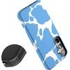 image:imageCasely Galaxy S24 Plus Case  The Boyfriend Collection  Slate Blue  Essential Slim DualLayer Protective DesignCurrent MOOd  Light Blue Cow Print
