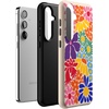 image:imageCasely Galaxy S24 Plus Case  The Boyfriend Collection  Slate Blue  Essential Slim DualLayer Protective DesignFlower Patch  MultiColor Floral