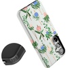 image:imageCasely Galaxy S24 Plus Case  The Boyfriend Collection  Slate Blue  Essential Slim DualLayer Protective DesignHanging Around  Potted Plants Floral