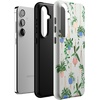 image:imageCasely Galaxy S24 Plus Case  The Boyfriend Collection  Slate Blue  Essential Slim DualLayer Protective DesignHanging Around  Potted Plants Floral