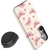 image:imageCasely Galaxy S24 Plus Case  The Boyfriend Collection  Slate Blue  Essential Slim DualLayer Protective DesignHeart Flutters  Butterfly