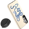 image:imageCasely Galaxy S24 Plus Case  The Boyfriend Collection  Slate Blue  Essential Slim DualLayer Protective DesignHeartstrings  Blue Bow