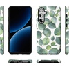 image:imageCasely Galaxy S24 Plus Case  The Boyfriend Collection  Slate Blue  Essential Slim DualLayer Protective DesignLeaf Me Alone  Green Floral Print