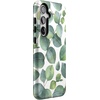 image:imageCasely Galaxy S24 Plus Case  The Boyfriend Collection  Slate Blue  Essential Slim DualLayer Protective DesignLeaf Me Alone  Green Floral Print