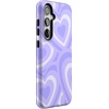 image:imageCasely Galaxy S24 Plus Case  The Boyfriend Collection  Slate Blue  Essential Slim DualLayer Protective DesignLove Song  Lavender Heart
