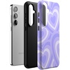 image:imageCasely Galaxy S24 Plus Case  The Boyfriend Collection  Slate Blue  Essential Slim DualLayer Protective DesignLove Song  Lavender Heart