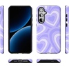 image:imageCasely Galaxy S24 Plus Case  The Boyfriend Collection  Slate Blue  Essential Slim DualLayer Protective DesignLove Song  Lavender Heart