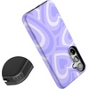 image:imageCasely Galaxy S24 Plus Case  The Boyfriend Collection  Slate Blue  Essential Slim DualLayer Protective DesignLove Song  Lavender Heart
