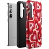 image:imageCasely Galaxy S24 Plus Case  The Boyfriend Collection  Slate Blue  Essential Slim DualLayer Protective DesignLove Song Remix  Ombre Hearts