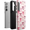 image:imageCasely Galaxy S24 Plus Case  The Boyfriend Collection  Slate Blue  Essential Slim DualLayer Protective DesignLover Girlie  Pink Bows