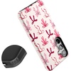image:imageCasely Galaxy S24 Plus Case  The Boyfriend Collection  Slate Blue  Essential Slim DualLayer Protective DesignLover Girlie  Pink Bows