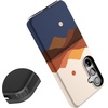 image:imageCasely Galaxy S24 Plus Case  The Boyfriend Collection  Slate Blue  Essential Slim DualLayer Protective DesignOpposites Attract  Day  Night Mountains
