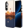 image:imageCasely Galaxy S24 Plus Case  The Boyfriend Collection  Slate Blue  Essential Slim DualLayer Protective DesignOpposites Attract  Day  Night Mountains