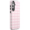 image:imageCasely Galaxy S24 Plus Case  The Boyfriend Collection  Slate Blue  Essential Slim DualLayer Protective DesignPink Plaid  Sunday Best