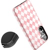 image:imageCasely Galaxy S24 Plus Case  The Boyfriend Collection  Slate Blue  Essential Slim DualLayer Protective DesignQueen of Diamonds  Pink Watercolor
