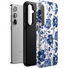 image:imageCasely Galaxy S24 Plus Case  The Boyfriend Collection  Slate Blue  Essential Slim DualLayer Protective DesignRose to Fame  Blue  White Rose Floral