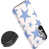 image:imageCasely Galaxy S24 Plus Case  The Boyfriend Collection  Slate Blue  Essential Slim DualLayer Protective DesignStars Align  Blue  White Stars