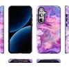 image:imageCasely Galaxy S24 Plus Case  The Boyfriend Collection  Slate Blue  Essential Slim DualLayer Protective DesignTie Dying Over You  Purple Marble