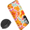 image:imageCasely Galaxy S24 Plus Case  The Boyfriend Collection  Slate Blue  Essential Slim DualLayer Protective DesignTropical Color Splash  Abstract Retro