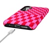 image:imageCasely Galaxy S24 Plus Case  The Boyfriend Collection  Slate Blue  Essential Slim DualLayer Protective DesignVibe Check  Pink Checkerboard