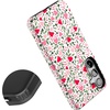 image:imageCasely Galaxy S24 Plus Case  The Boyfriend Collection  Slate Blue  Essential Slim DualLayer Protective DesignVines of Love  Floral Heart