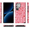 image:imageCasely Galaxy S24 Ultra Case  Ride The Wave  Pastel Rainbow Lined  Essential Slim DualLayer Protective DesignBlush Garden  Floral Doodle