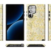 image:imageCasely Galaxy S24 Ultra Case  Ride The Wave  Pastel Rainbow Lined  Essential Slim DualLayer Protective DesignBoho Blooms  Golden Floral