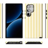 image:imageCasely Galaxy S24 Ultra Case  Ride The Wave  Pastel Rainbow Lined  Essential Slim DualLayer Protective DesignButter Yellow Stripes  Sunday Best