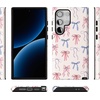 image:imageCasely Galaxy S24 Ultra Case  Ride The Wave  Pastel Rainbow Lined  Essential Slim DualLayer Protective DesignCoquette Girlie  Pastel Bows