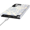 image:imageCasely Galaxy S24 Ultra Case  Ride The Wave  Pastel Rainbow Lined  Essential Slim DualLayer Protective DesignCupids Canvas  Periwinkle Floral