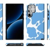image:imageCasely Galaxy S24 Ultra Case  Ride The Wave  Pastel Rainbow Lined  Essential Slim DualLayer Protective DesignCurrent MOOd  Light Blue Cow Print