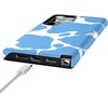 image:imageCasely Galaxy S24 Ultra Case  Ride The Wave  Pastel Rainbow Lined  Essential Slim DualLayer Protective DesignCurrent MOOd  Light Blue Cow Print
