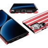 image:imageCasely Galaxy S24 Ultra Case  Ride The Wave  Pastel Rainbow Lined  Essential Slim DualLayer Protective DesignEast Coast Summer  Red Stripes