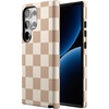 image:imageCasely Galaxy S24 Ultra Case  Ride The Wave  Pastel Rainbow Lined  Essential Slim DualLayer Protective DesignFit Check  Neutral Checkerboard
