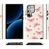 image:imageCasely Galaxy S24 Ultra Case  Ride The Wave  Pastel Rainbow Lined  Essential Slim DualLayer Protective DesignHeart Flutters  Butterfly
