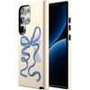 image:imageCasely Galaxy S24 Ultra Case  Ride The Wave  Pastel Rainbow Lined  Essential Slim DualLayer Protective DesignHeartstrings  Blue Bow
