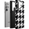 image:imageCasely Galaxy S24 Ultra Case  Ride The Wave  Pastel Rainbow Lined  Essential Slim DualLayer Protective DesignHoundstooth  High Contrast Design