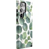 image:imageCasely Galaxy S24 Ultra Case  Ride The Wave  Pastel Rainbow Lined  Essential Slim DualLayer Protective DesignLeaf Me Alone  Green Floral Print