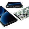 image:imageCasely Galaxy S24 Ultra Case  Ride The Wave  Pastel Rainbow Lined  Essential Slim DualLayer Protective DesignLeaf Me Alone  Green Floral Print