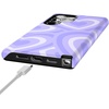 image:imageCasely Galaxy S24 Ultra Case  Ride The Wave  Pastel Rainbow Lined  Essential Slim DualLayer Protective DesignLove Song  Lavender Heart