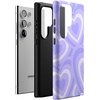 image:imageCasely Galaxy S24 Ultra Case  Ride The Wave  Pastel Rainbow Lined  Essential Slim DualLayer Protective DesignLove Song  Lavender Heart